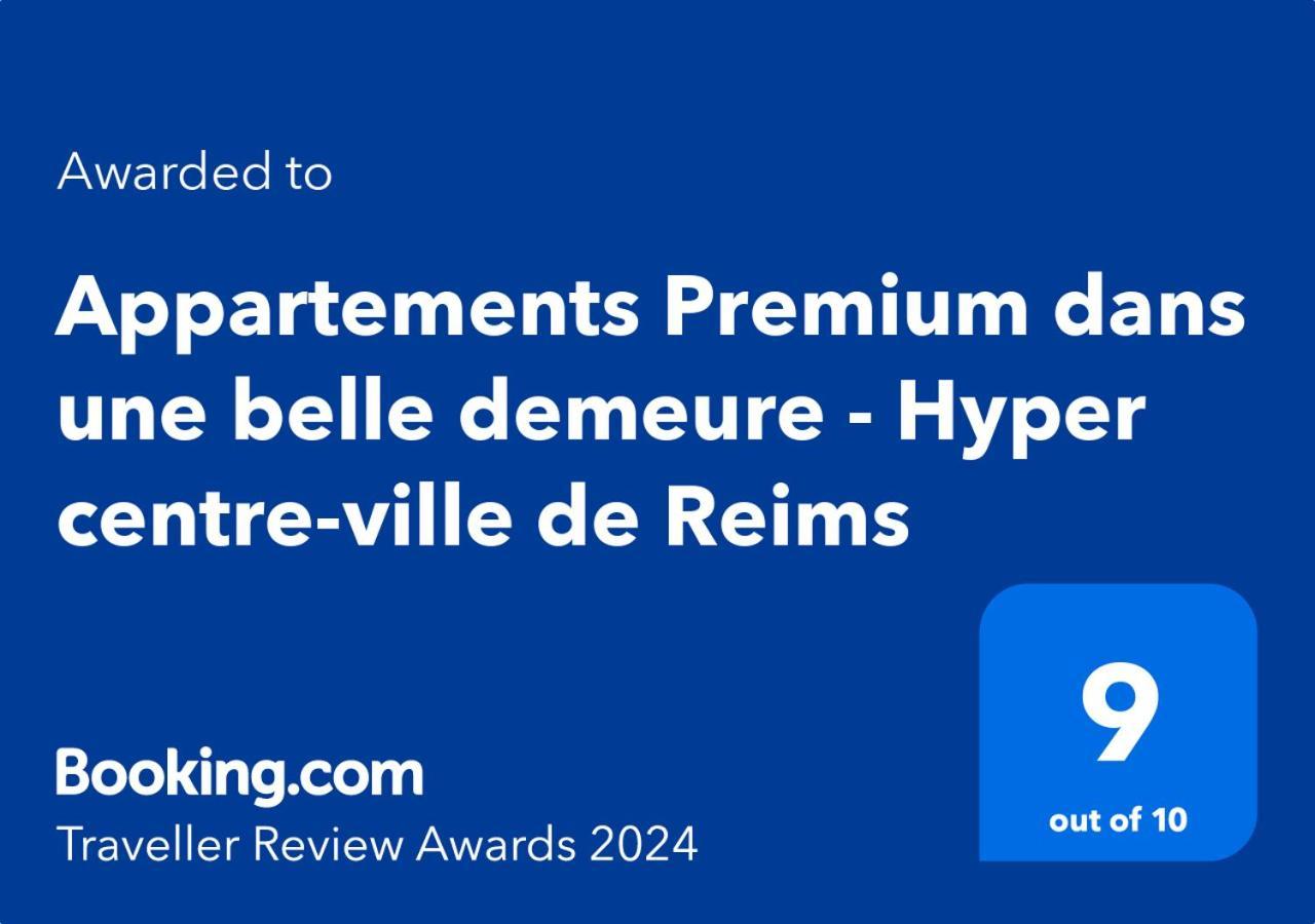 Appartement Premium Dans Une Belle Demeure - Hyper Centre-Ville De ריימס מראה חיצוני תמונה